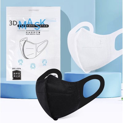 加宽耳绳透气一次性口罩男女同款