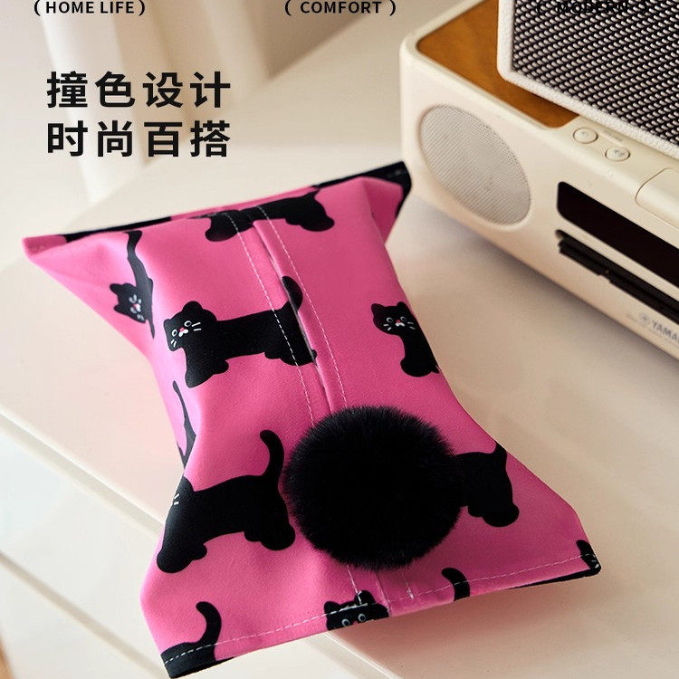 猫咪可爱卡通少女纸巾袋车载纸巾盒客厅茶几纸巾套家用纸巾抽纸盒,收纳整理,纸巾套,淘宝优惠券,粉丝福利购,淘宝优惠卷