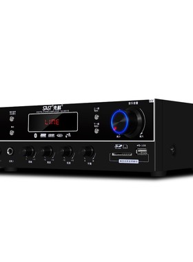 先科SA-8001C家庭KTV功放机专业K歌蓝牙家用2.0定阻空放器大功率