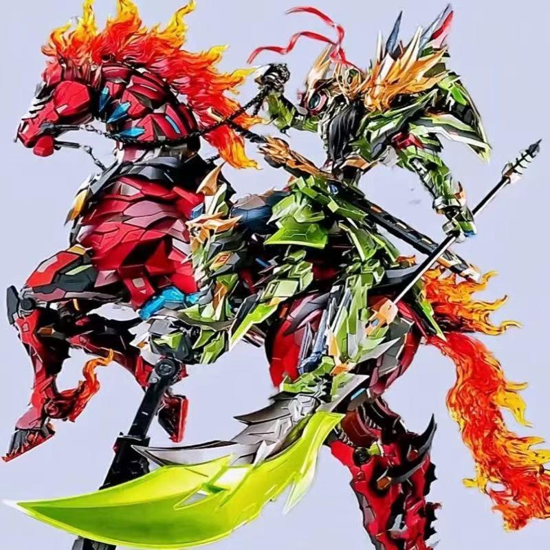 高达模型三国魔动核拼装手办摆件