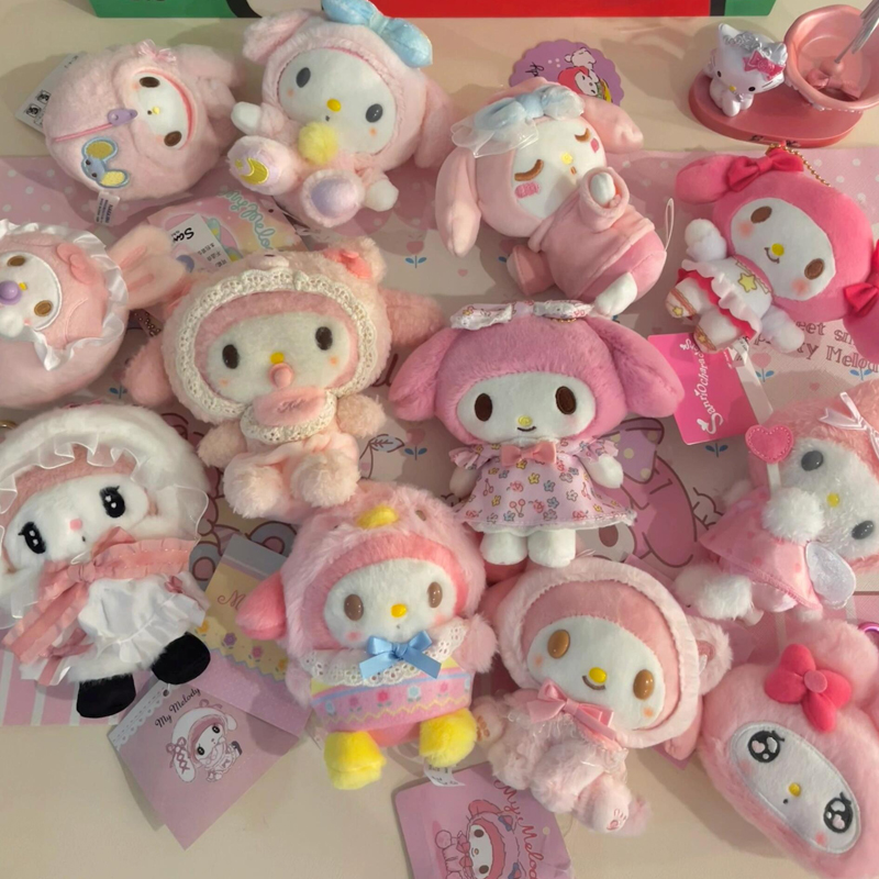 眼罩美乐蒂周边毛绒玩具公仔挂件