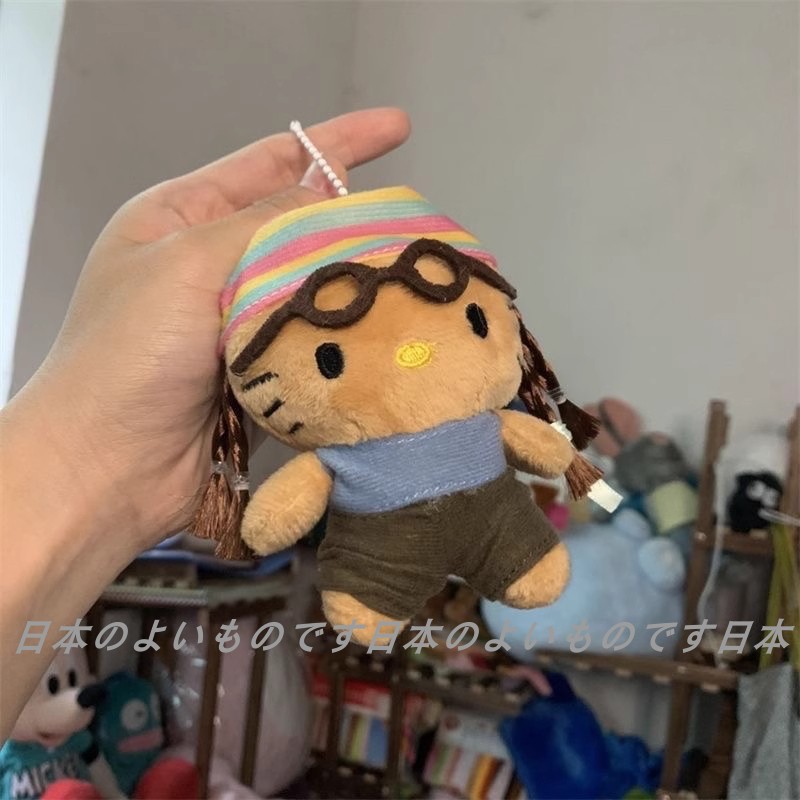 日本DrrDii脏辫黑皮kitty挂件