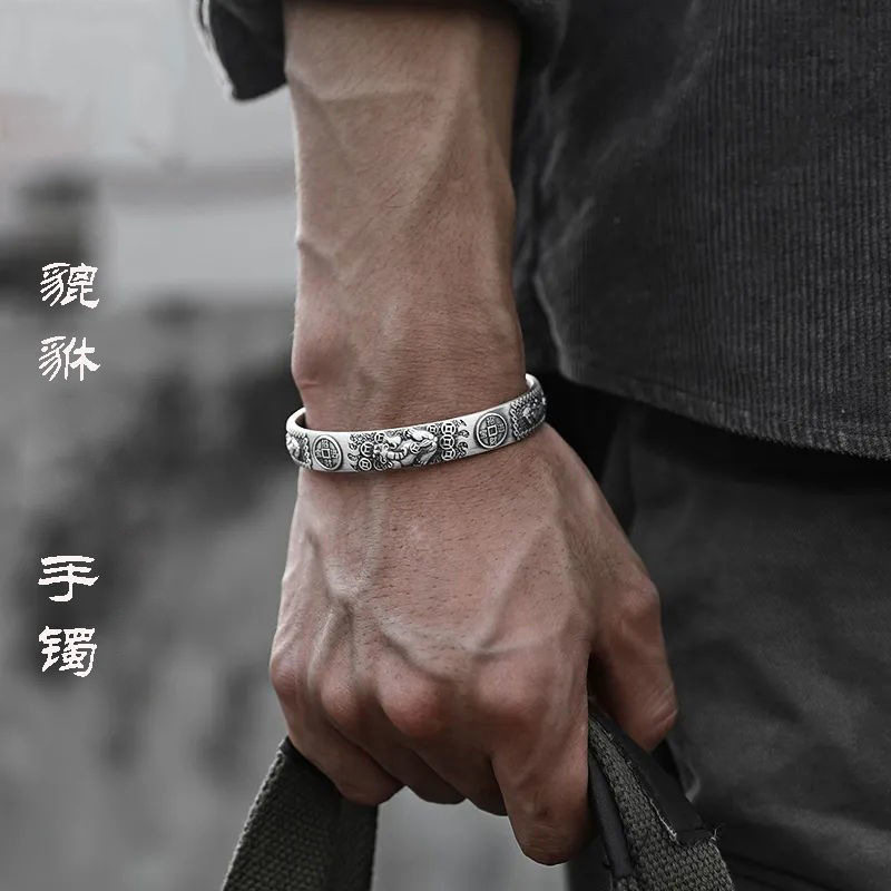 貔貅手镯小众设计高级感复古简约