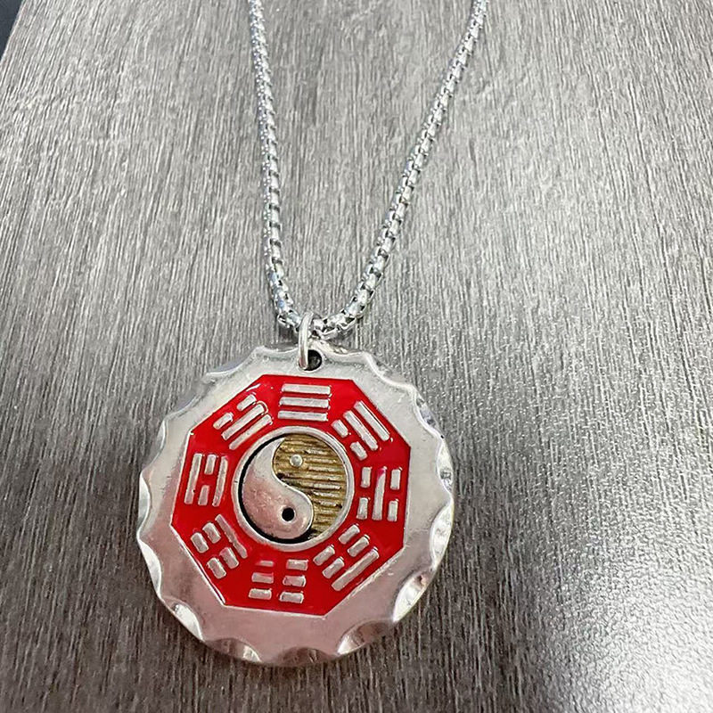 新款时尚新中式吊坠阴阳太极八卦