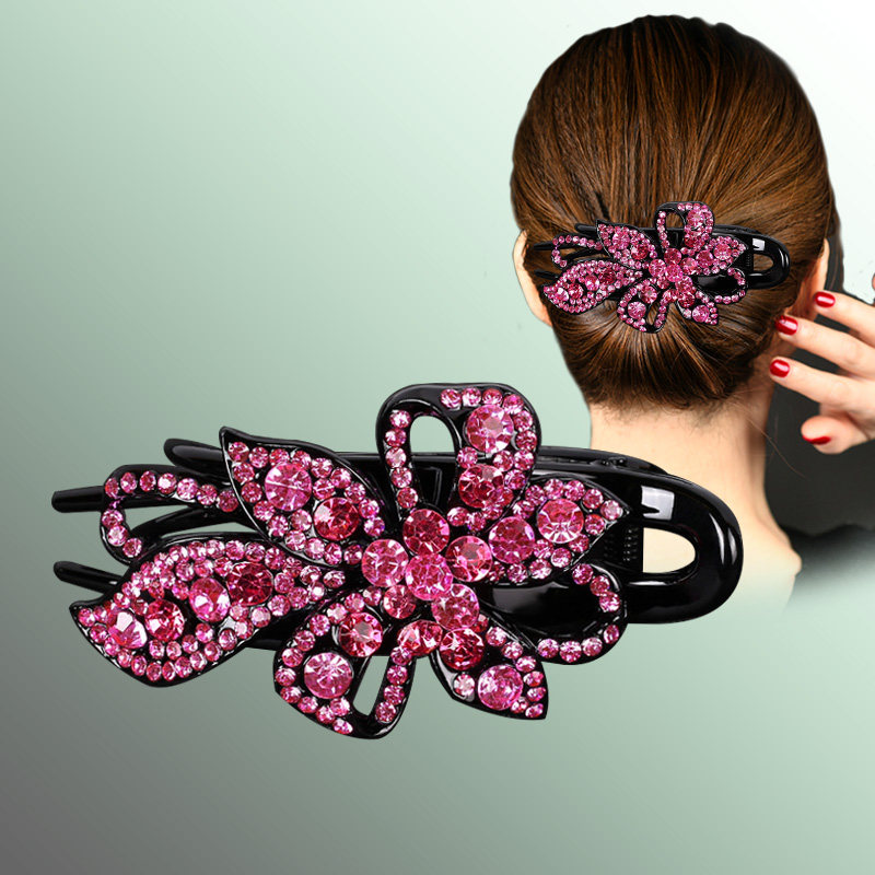 后脑勺发夹女中老年妈妈复古鸭嘴夹头饰碎发发饰盘头发发卡水鱼夹,饰品/流行首饰/时尚饰品新,发饰,淘宝优惠券,粉丝福利购,淘宝优惠卷