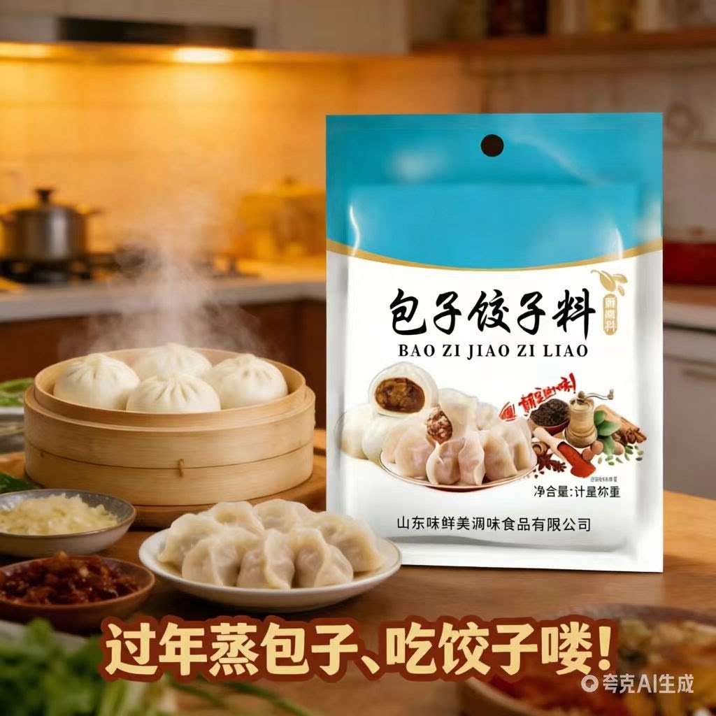 饺子调味料包子调馅王过年家用云吞馄饨肉馅素馅调味馅料粉商用