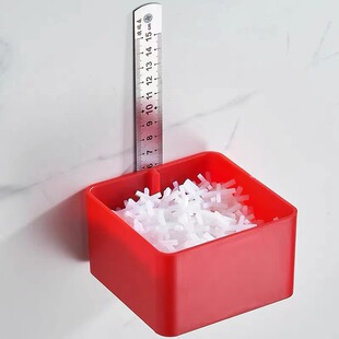 水平仪标尺盒泥工卡子贴砖神器瓦工铺地砖辅助工具调平器十字卡盒