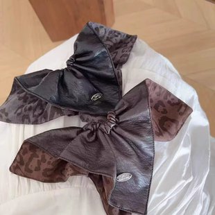 复古方形大肠发圈网红2025新款 高级感气质头绳发饰扎头发马尾发绳