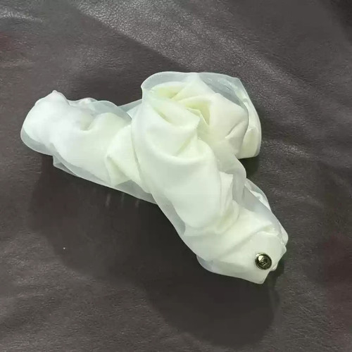 轻奢闪光褶皱小抓夹发饰