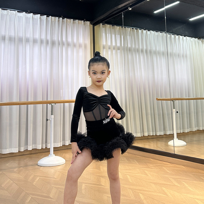 儿童新款拉丁舞演出舞服