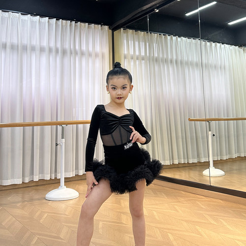 儿童新款拉丁舞演出舞服