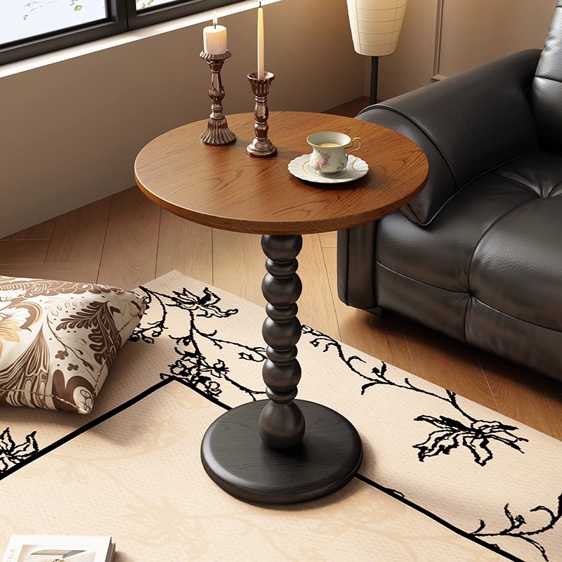 法式实木小茶几边几家用客厅