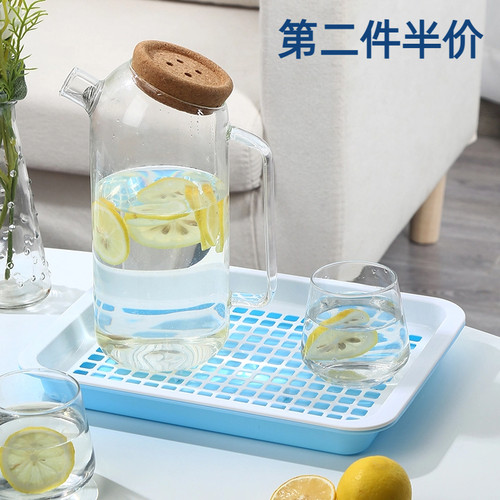 镂空沥水盘双层结构茶盘