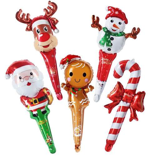Christmas themed balloon Elk balloon Santa Claus snowman