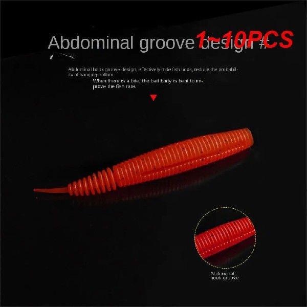 1~10PCS Soft Bait Soft Long-range Throw Soft Insect Bait