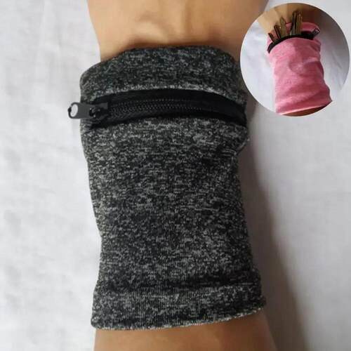 Wrist Wallet Pouch Running Sports Arm Band Bag For MP3 Key C