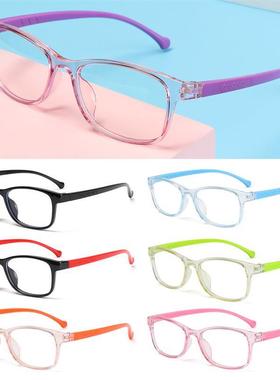 Square Anti-blue Light Kids Glasses Optical Frame Children B