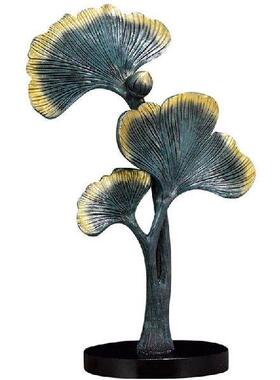 Nordic Ginkgo Biloba Ornament Leaf Sculpture Home Decor