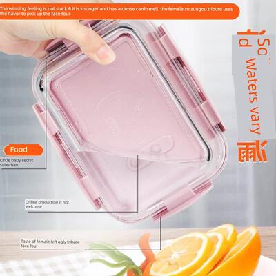 glass food storage container box for micro-wave oven
