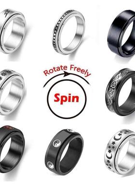 Anxiety Ring Figet Spinner Rings For Women & Men