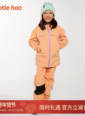 hootiehoo秋冬新款tiptop美式风3L滑雪裤背带裤