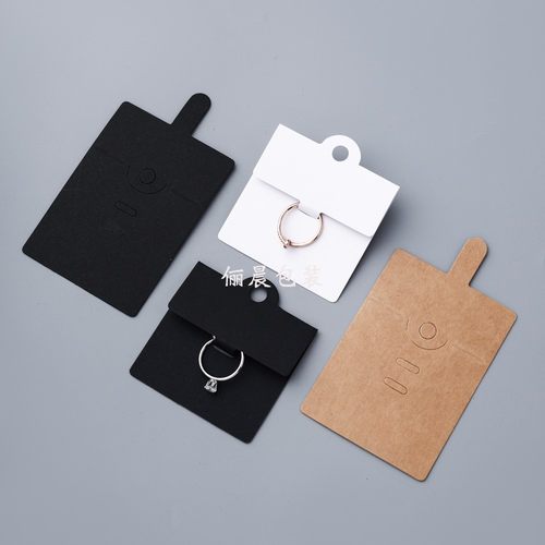 现货速发饰品戒指卡片尾戒纸卡
