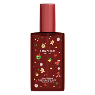新款圣诞限定衣物香氛喷雾雪绒花与姜饼香水冷杉与琥珀清新女批发