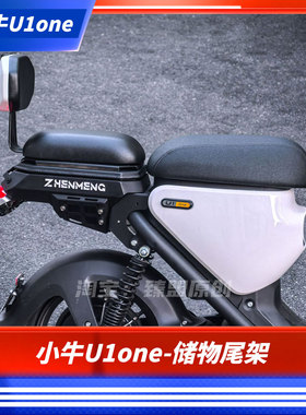 臻盟原创-小牛u1one不锈钢储物尾架无损安装直上座包载人靠背