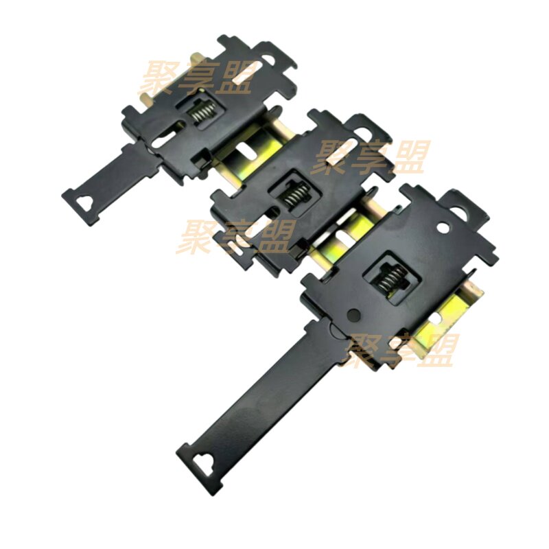 DIN35mm导轨安装支架DIN镀镍导轨卡扣固态继电器散热底座