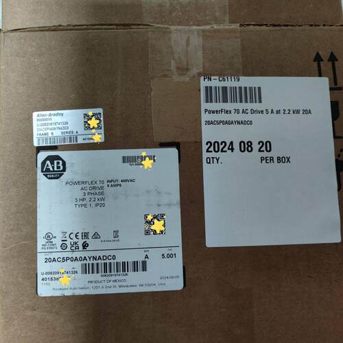 20AC5P0A0AYNADC0 PowerFlex70 三相交流变频器 工控驱动议价维修