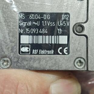 MS 60.04-0G 光栅读数头 RSF Elektronik 工控自动化件议价维修