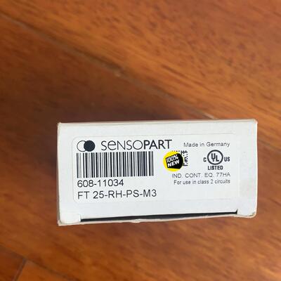 FT 25-RH-PS-M3 SENSOPART 工控自动化传感器议价维修