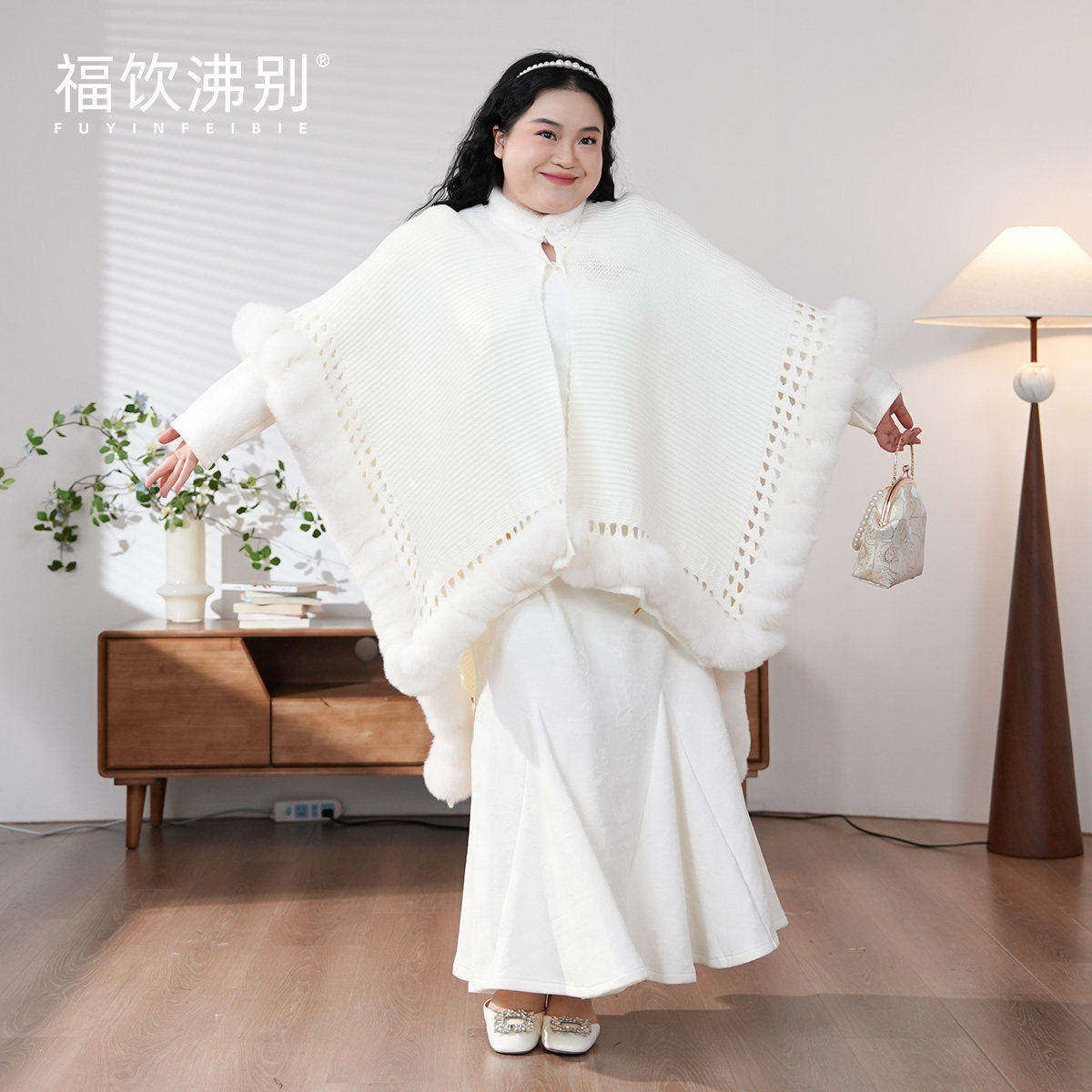 【福饮沸别】大码胖mm复古新中式披肩毛线文艺披风大码外套31960,女装/女士精品,短外套,淘宝优惠券,粉丝福利购,淘宝优惠卷