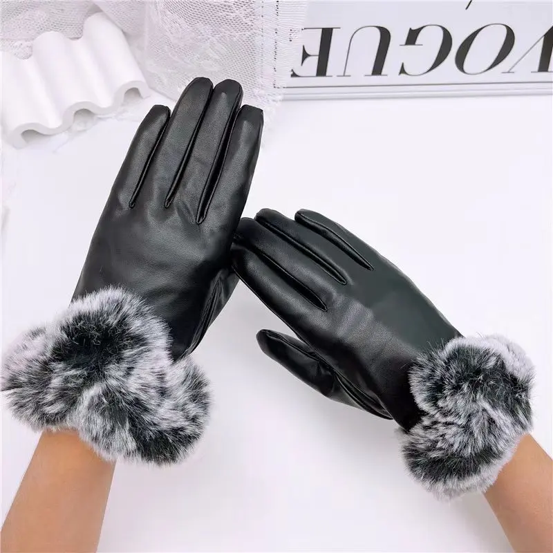 【宁】女士触摸毛口手套真皮暖手套秋冬加绒保暖时尚防寒手套冬季,服饰配件/皮带/帽子/围巾,手套,淘宝优惠券,粉丝福利购,淘宝优惠卷