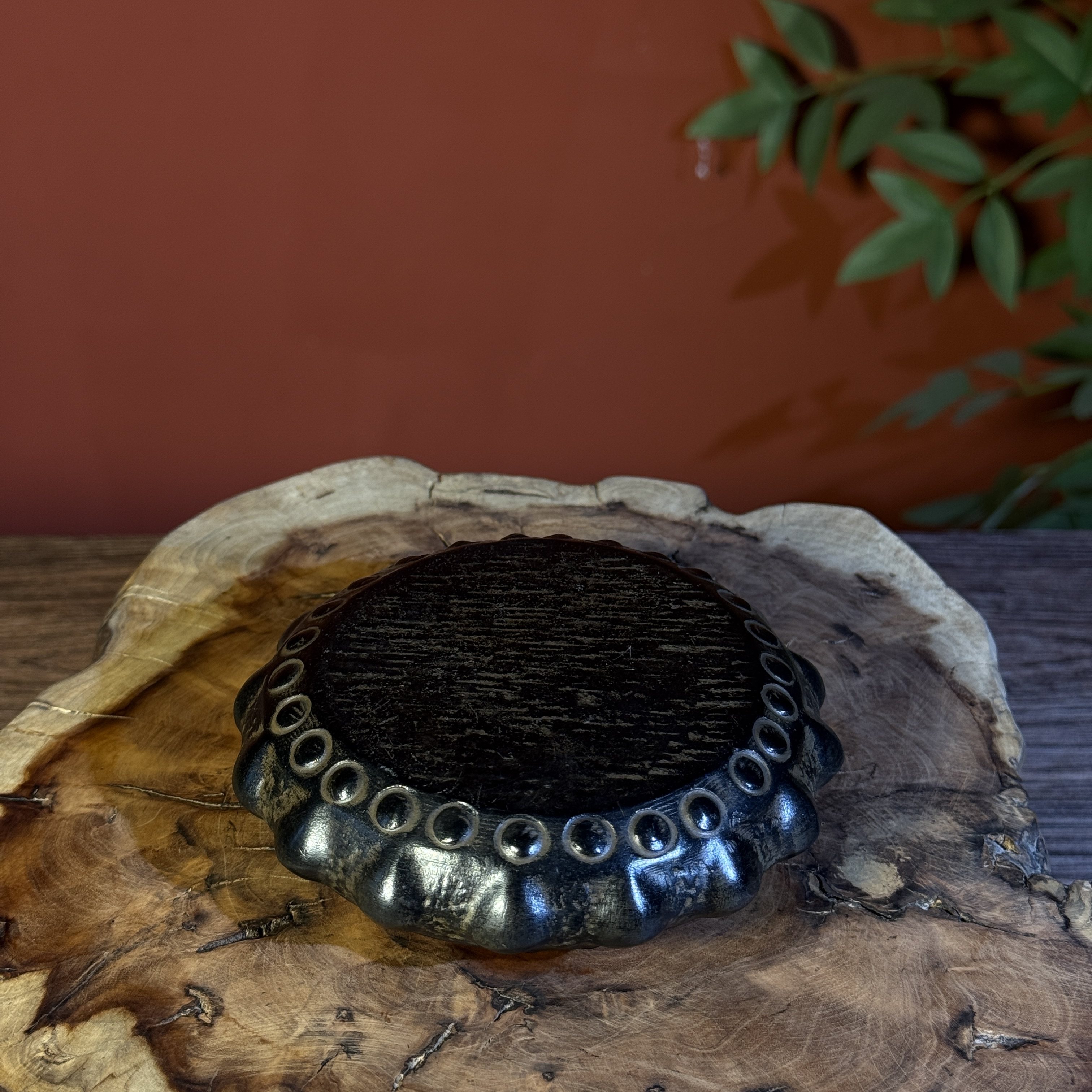 仿古仿石雕瓜棱石鼓古壶承茶杯底座茶道摆件中式做旧古典桌面装饰,家居饰品,桌面摆件,淘宝优惠券,粉丝福利购,淘宝优惠卷