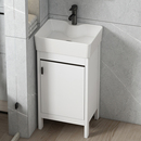 落地式 洗手盆浴室柜组合陶瓷一体洗脸盆阳台小户型立柱盆洗漱台池