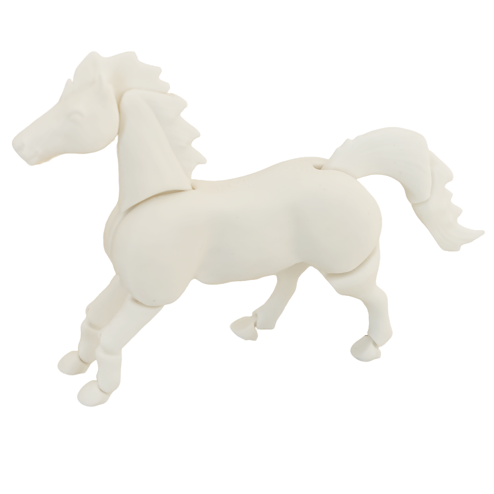 3D打印关节可动马模型玩具仿真动物马年手办摆件玩偶认知骏马礼物