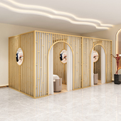 美容院包间足浴推拿会所洗头房养生馆隔断包间简约耐用隐私空间