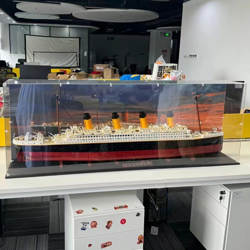 泰坦尼克号拼装积木玩具男孩礼物