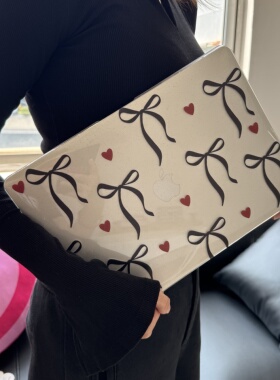 M[新爱心蝴蝶结]笔记本电脑保护壳matebook笔记本保护壳微软电脑保护壳笔记本保护套macbook外壳M4清新爆款