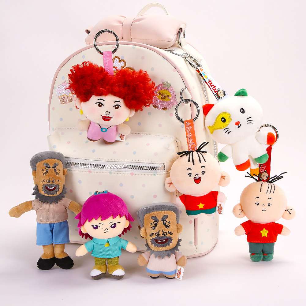 正版大耳朵图图毛绒玩具背包包挂件饰玩偶小怪钥匙扣公仔生日礼物