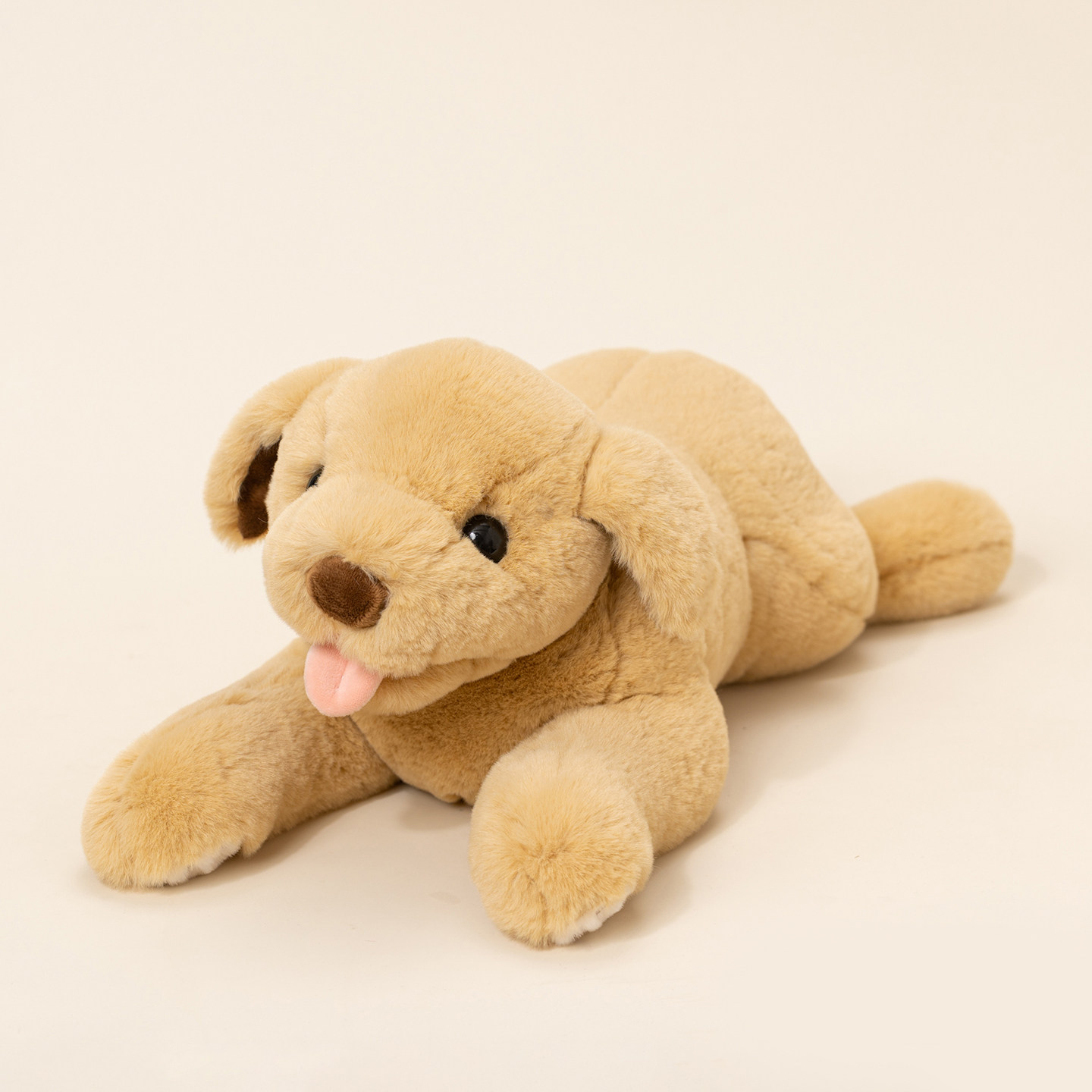 正版趴姿拉布拉多玩偶毛绒玩具睡觉抱枕趴趴狗公仔娃娃女生日礼物