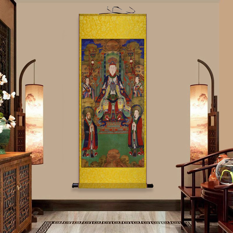 佛系挂画装饰书房玄关