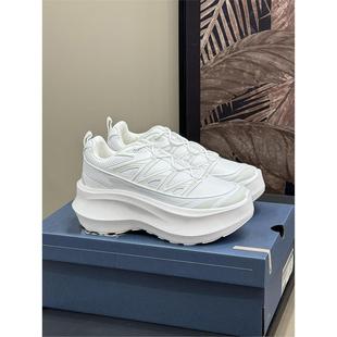 鼎版CDG联名款XT6超轻厚底小白鞋lisa同款增高7CM透气网面运动女