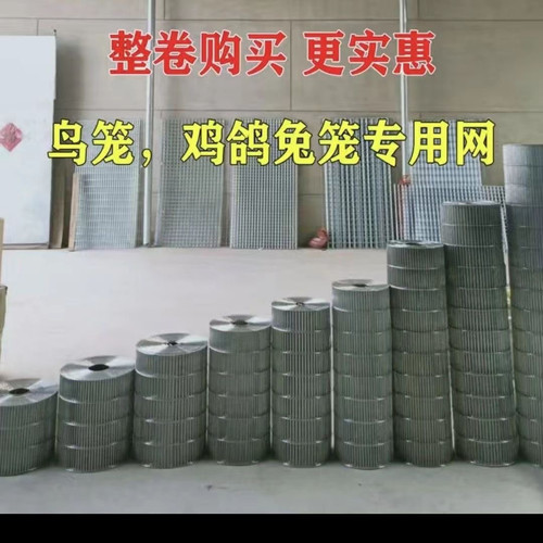 镀锌铁丝网整卷长孔养殖网钢丝网鸽舍围网网格鸟笼网片封窗隔离网