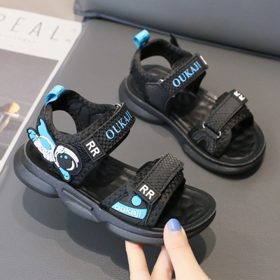 男童凉鞋夏中大童小男孩学生凉鞋女童软底防滑沙滩鞋儿童韩版凉鞋