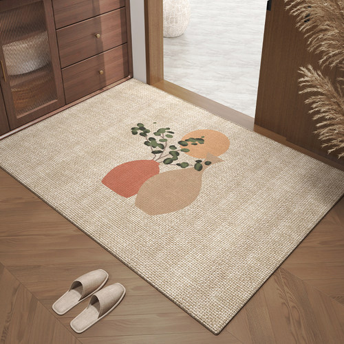 简图雅轻奢地垫入户门垫防地毯垫