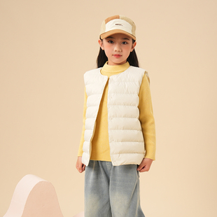 若宿/麦克小乖/UCUB 95白鸭绒羽绒马甲儿童羽绒马甲羽绒内胆内胆