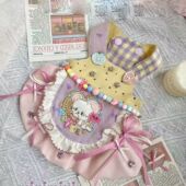 宠物衣服小型犬猫咪新款 可爱公主连衣裙蝴蝶结洋气高级感超萌裙子