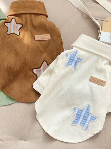 2023 Новая собачья одежда домашняя одежда для кошки осень и зимняя одежда для пуделя плюшевая одежда для кошачьей одежды Интернет знаменитость